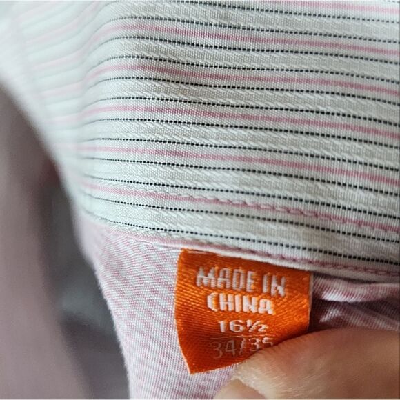 Men's Tallia longsleeve button-down shirt, size Medium - Picture 3 of 5